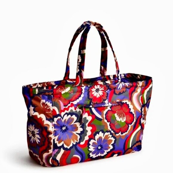 NEW Vera Bradley Featherweight Knollton Travel Tote Large.Nylon Weekend Carrier - Picture 2 of 8